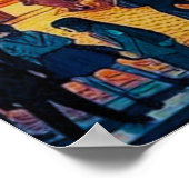 東京の運動中 ポスター (角)