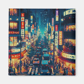 東京の運動中 マグネット (正面)