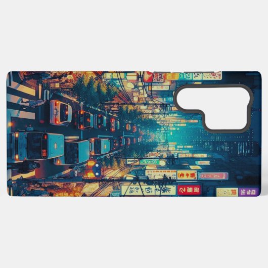 東京の運動中 SAMSUNG GALAXYケース (裏面横)