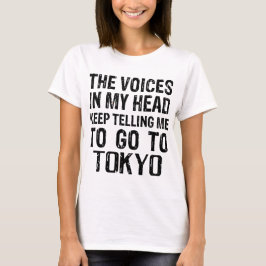 東京のTシャツの頭の声 Tシャツ