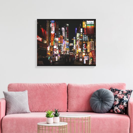 東京は夜の空 キャンバスプリント (インサイチュ (リビング))