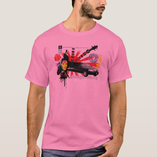 東京は4上がりました Tシャツ (正面)