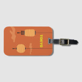 東京アクリル荷物タグ ラゲッジタグ (正面横)