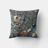 東京カラフルな地図 クッション (裏面)