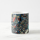 東京カラフルな地図 コーヒーマグカップ (中央)