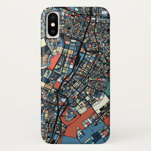 東京カラフルな地図 Case-Mate iPhoneケース (裏面)