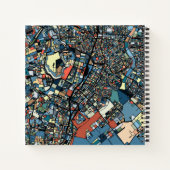 東京カラフルの地図 ノートブック (裏面)