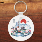 東京サクラにっぽん キーホルダー (正面)
