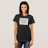 東京サブウェイ地図ジャパン Tシャツ (正面フル)