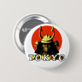 東京サムライジャパン 缶バッジ (正面&裏面)