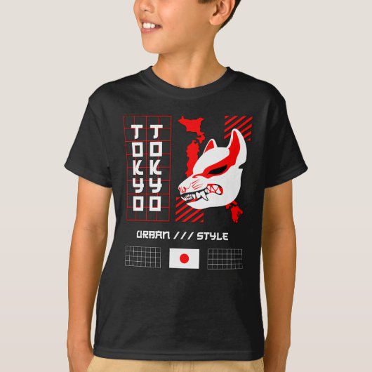 東京シティの狐 Tシャツ (正面)