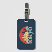 東京シティスカイラインレトロ旅行芸術 ラゲッジタグ (正面縦)