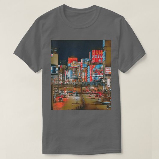 東京シティナイト通りTシャツ Tシャツ (デザイン正面)