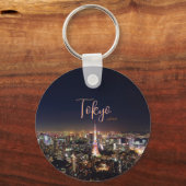 東京ジャパンパーソナライズされたキーチェーン記念ギフト キーホルダー (正面)