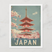 東京ジャパンヴィンテージ有名観光地 ポストカード (正面)