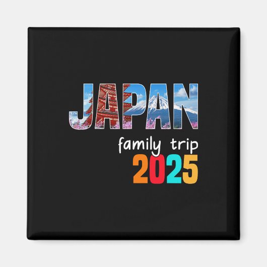 東京ジャパン家族旅行2025夏休みアドヴェン マグネット (正面)