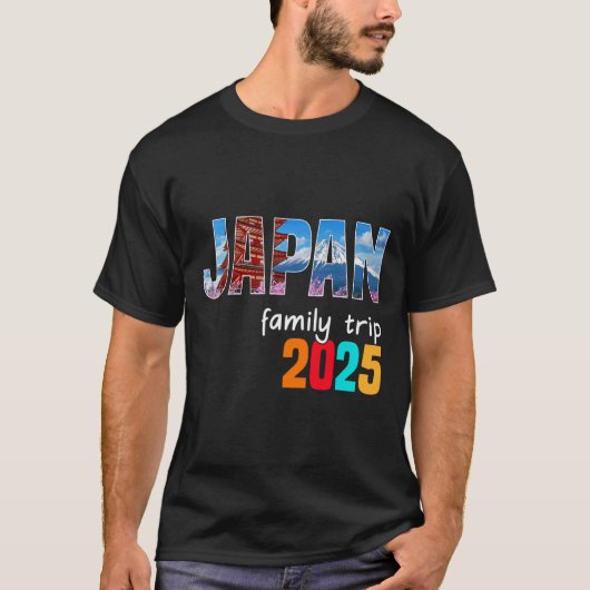 東京ジャパン家族旅行2025夏休みアドヴェン Tシャツ (正面)