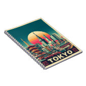 東京ジャパン旅行レトロギフト ノートブック (右側)