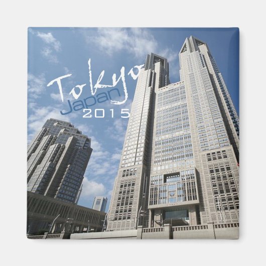 東京ジャパン旅行冷蔵庫用マグネット変更年 マグネット (正面)