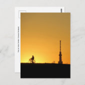 東京スカイツリーの眺め：江戸川リバーバンクはがき ポストカード (正面/裏面)