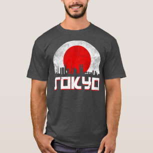 東京スカイライン日本国旗 Tシャツ