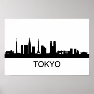 東京スカイライン - 東京の街並み ポスター