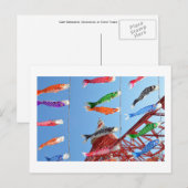 東京タワーでのコイのぼり（鯉のぼり） ポストカード (正面/裏面)