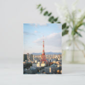 東京タワーと富士山 ポストカード (スタンド正面)