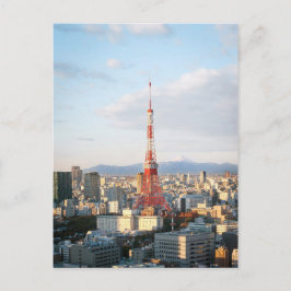 東京タワーと富士山 ポストカード