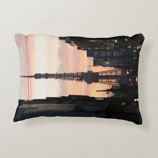 東京タワーサンライズ東京タワー日の出 アクセントクッション (裏面)