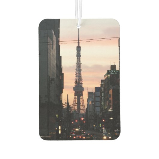 東京タワーサンライズ東京タワー日の出 カーエアーフレッシュナー (裏面)