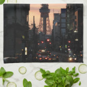 東京タワーサンライズ東京タワー日の出 キッチンタオル (折り畳み)