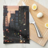 東京タワーサンライズ東京タワー日の出 キッチンタオル (四つ折り)