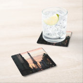 東京タワーサンライズ東京タワー日の出 スクエアペーパーコースター (インサイチュ)