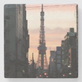 東京タワーサンライズ東京タワー日の出 ストーンコースター (正面)