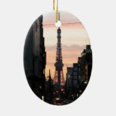 東京タワーサンライズ東京タワー日の出 セラミックオーナメント (裏面)