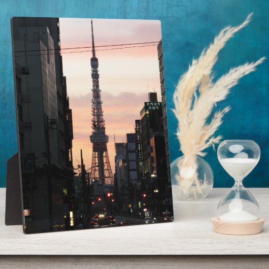 東京タワーサンライズ東京タワー日の出 フォトプラーク (側面)