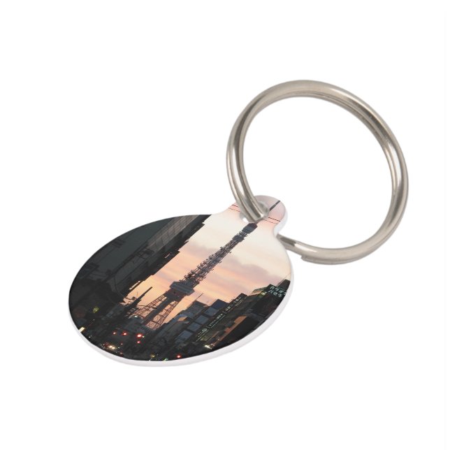 東京タワーサンライズ東京タワー日の出 ペット　ネームタグ (側面)