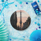 東京タワーサンライズ東京タワー日の出 ペーパープレート (パーティー)