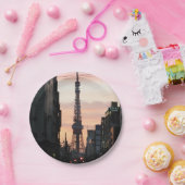 東京タワーサンライズ東京タワー日の出 ペーパープレート (パーティー)