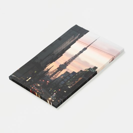 東京タワーサンライズ東京タワー日の出 ポストイット (アングル)