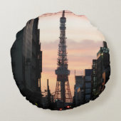 東京タワーサンライズ東京タワー日の出 ラウンドクッション (裏面)