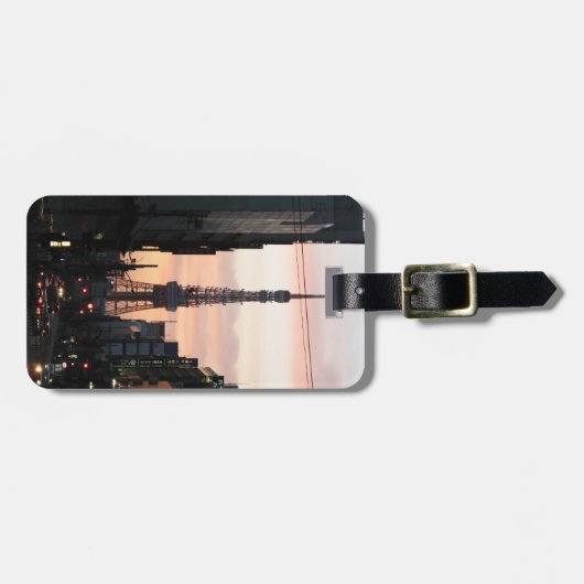 東京タワーサンライズ東京タワー日の出 ラゲッジタグ (正面横)