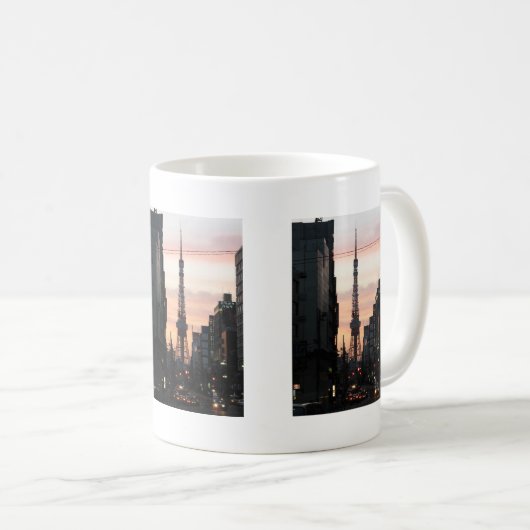 東京タワーサンライ京ズワタ東アーイズ コーヒーマグカップ (正面右)