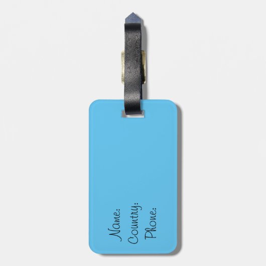 東京タワー ラゲッジタグ (裏面縦)