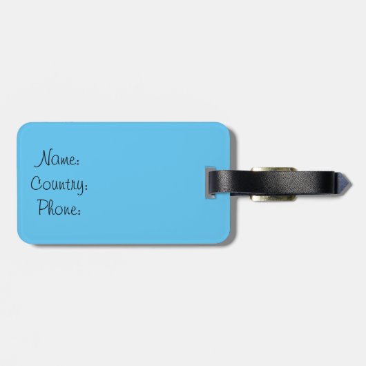 東京タワー ラゲッジタグ (裏面横)