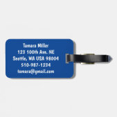 東京タワー ラゲッジタグ (裏面横)