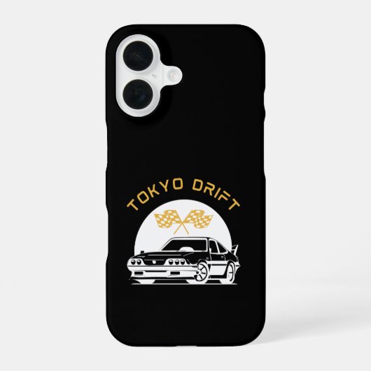 東京ドリフト iPhone 16ケース (裏面)