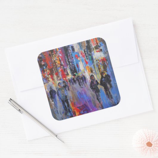 東京ナイト スクエアシール (封筒)