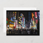 東京ニオンズ新宿by nightはがき ポストカード (正面/裏面)